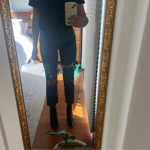 Abercrombie jeans, ultra high rise, ankle straight